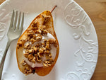 Honey Baked Pears With Elderberry Yogurt & Granola: A Healthy Wintry Treat