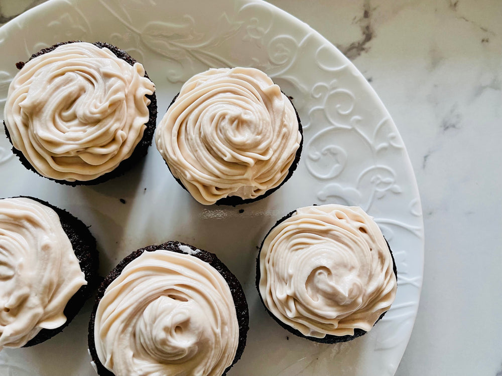 The Best Chocolate Cupcakes With Cream Cheese Frosting (Plus An Elderberry Twist)