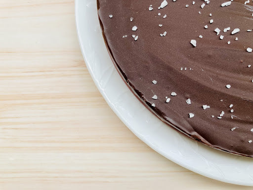 chocolate elderberry tart