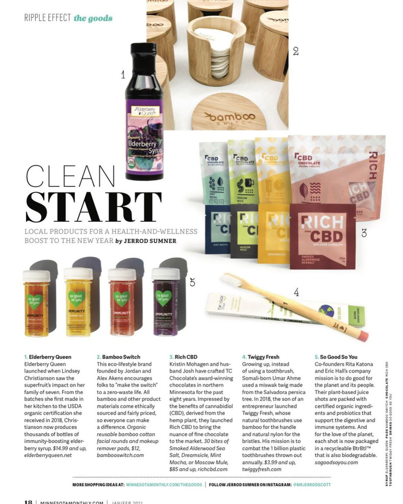 "5 MN-Made Products for a Renewing 2021" in Minnesota Monthly