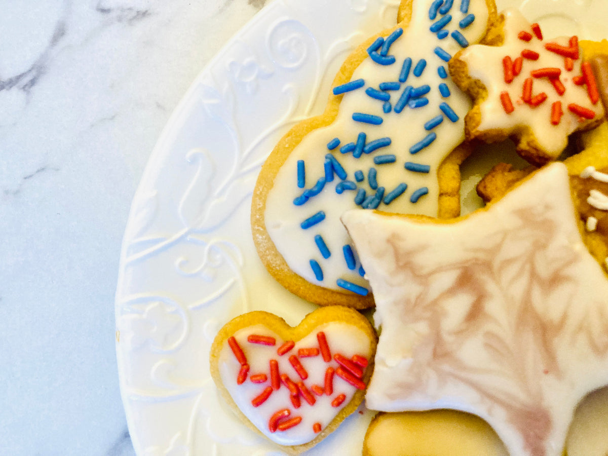 Holiday Sugar Cookies & Elderberry Icing — Perfect for Decorating & Paleo (Gluten-Free & Grain-Free)