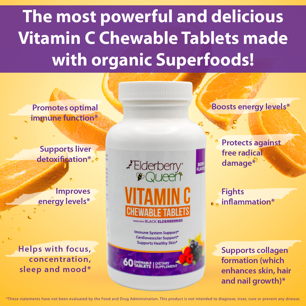 *New* Vitamin C Chewable Tablets 500mg