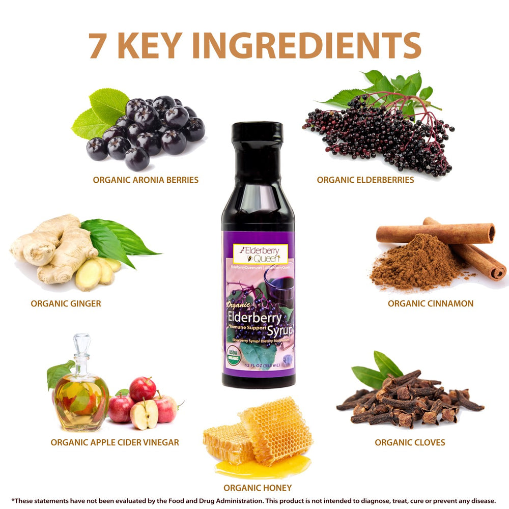 Organic Elderberry Syrup 12oz