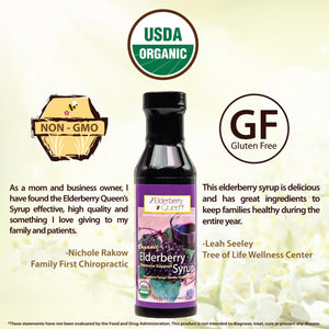 Organic Elderberry Syrup 12oz