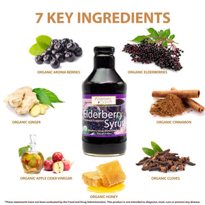 Organic Elderberry Syrup 24oz