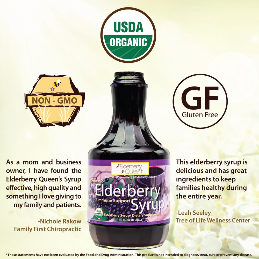 Organic Elderberry Syrup 30oz