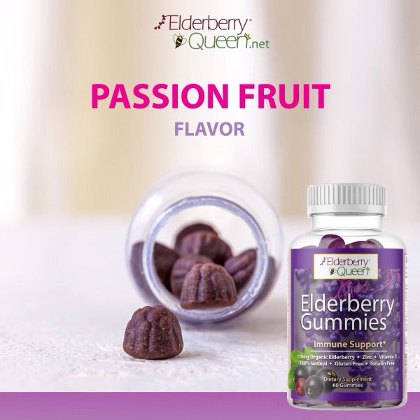 Elderberry Gummies with Vitamin C & Zinc - Case of 24