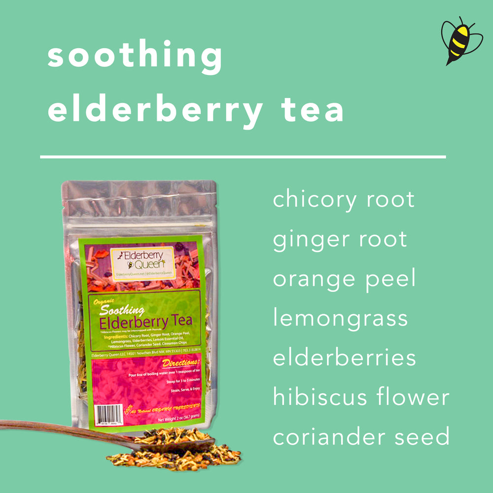 Soothing Elderberry Loose Leaf Tea