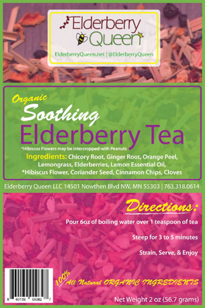 Soothing Elderberry Loose Leaf Tea