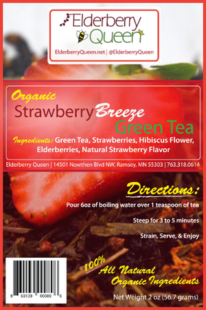 Strawberry Breeze Green Tea